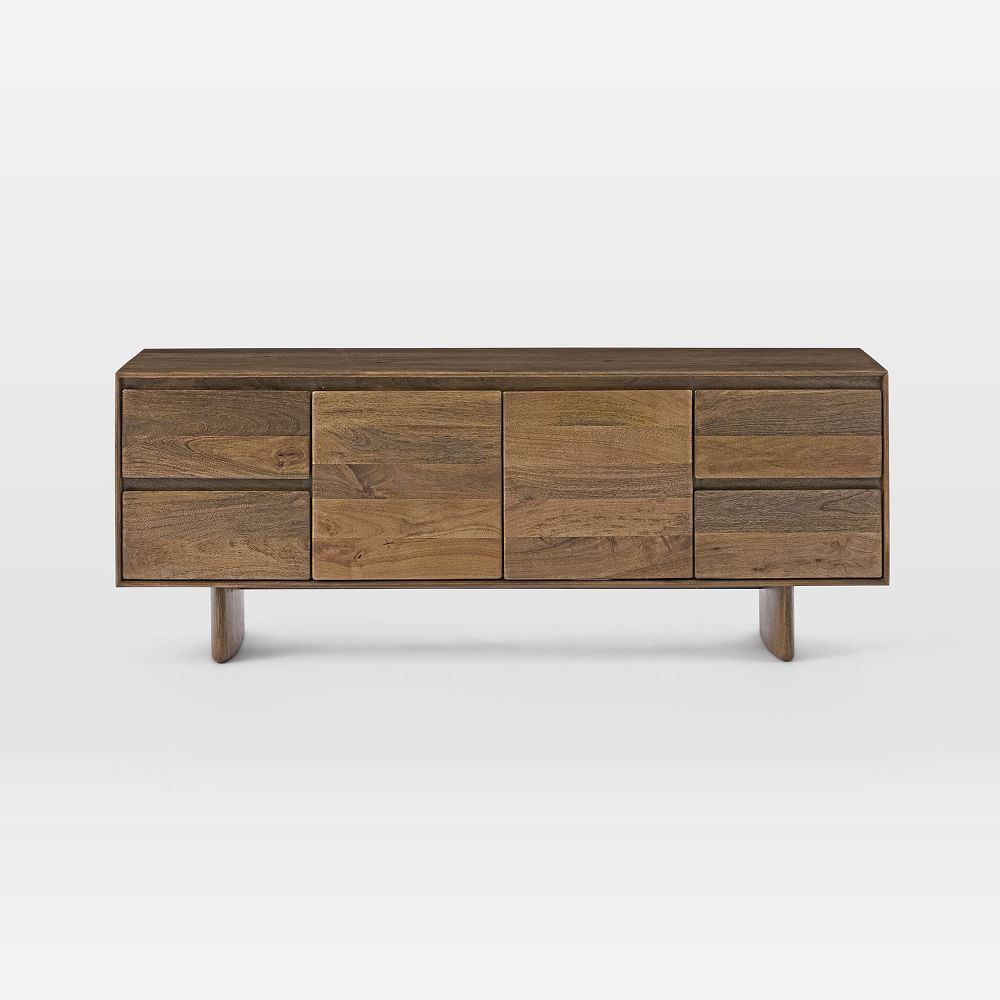 Anton Solid Wood Media Console 173 cm West Elm Australia